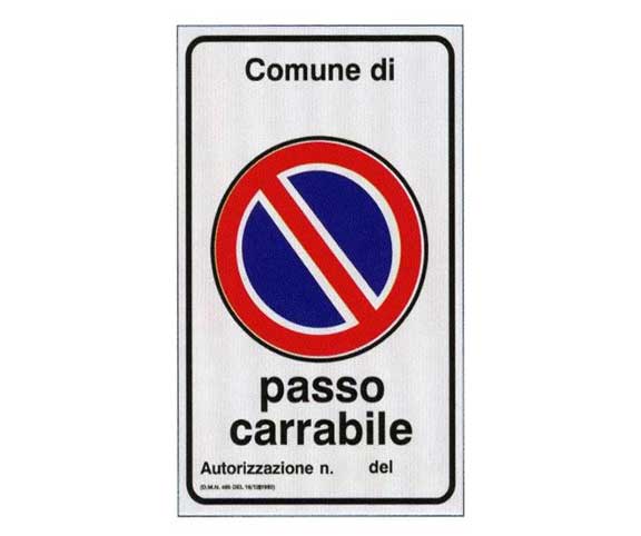 passo carrabile